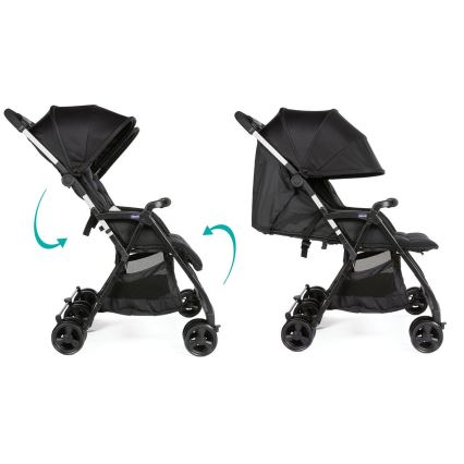 Chicco - Lastenrattaat kaksosille OHLALA TWIN Black Yö musta