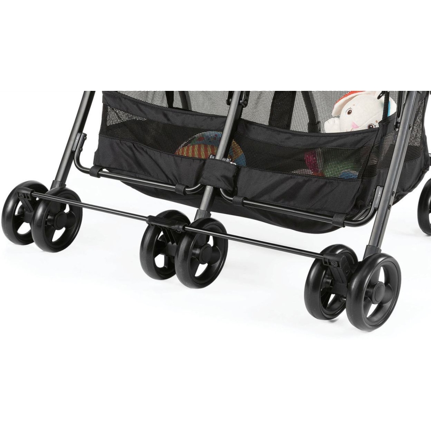 Chicco - Lastenrattaat kaksosille OHLALA TWIN Black Yö musta