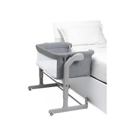 Chicco - Lasten pinnasänky 2-in-1 NEXT2ME MAGIC EVO tummanharmaa