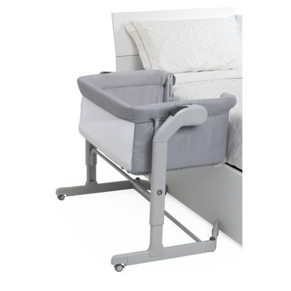 Chicco - Lasten pinnasänky 2-in-1 NEXT2ME MAGIC EVO vaaleanharmaa