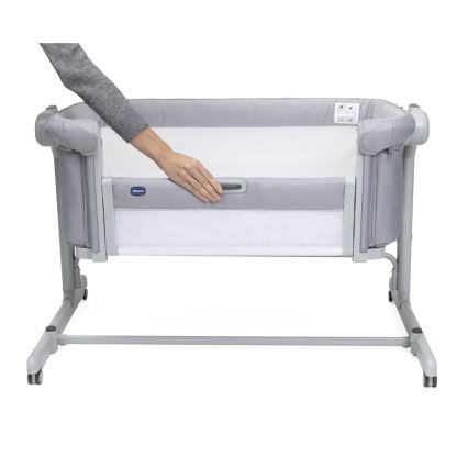 Chicco - Lasten pinnasänky 2-in-1 NEXT2ME MAGIC EVO vaaleanharmaa
