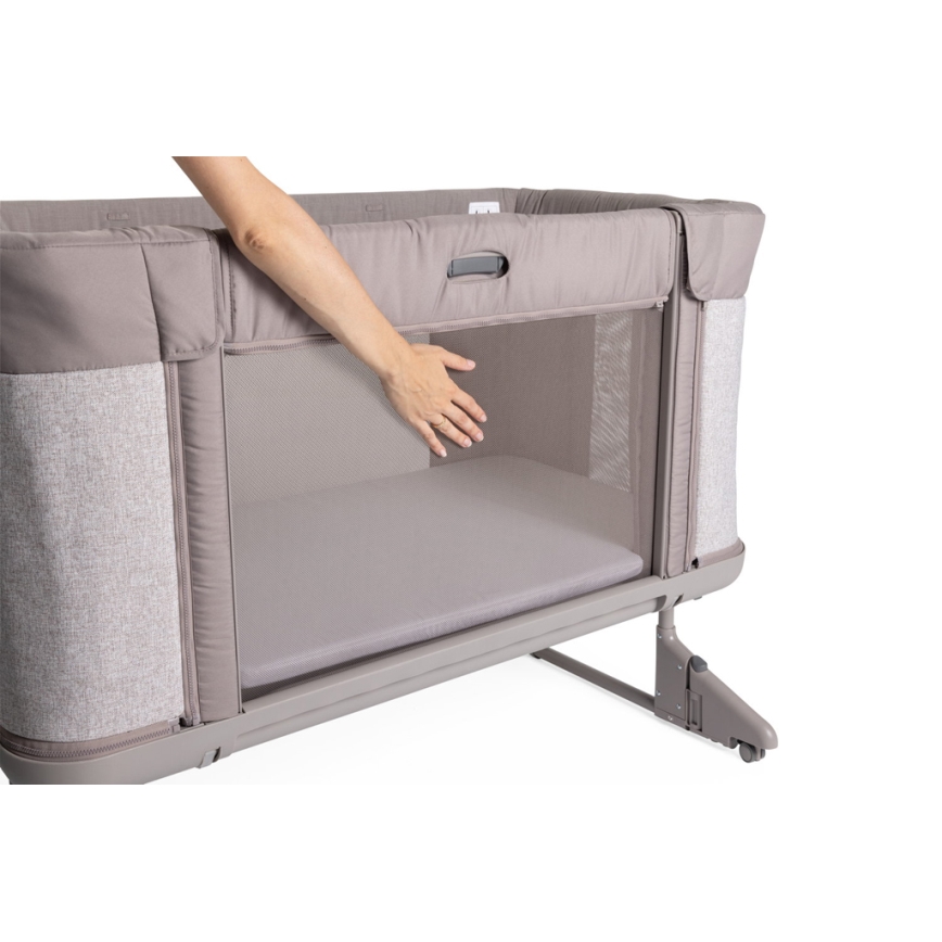 Chicco - Pinnasänky 3in1 NEXT2ME FOREVER harmaa
