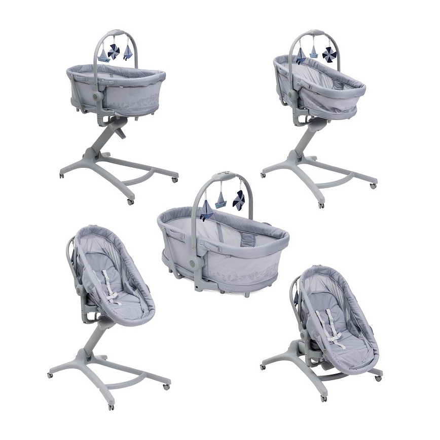 Chicco - Pinnasänky 5in1 BABY HUG PRO harmaa