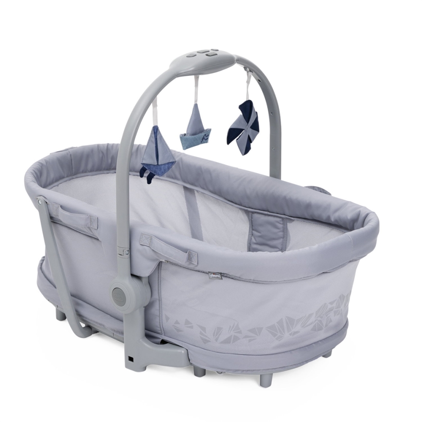 Chicco - Pinnasänky 5in1 BABY HUG PRO harmaa