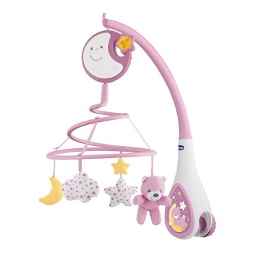 Chicco - Pinnasänky mobile melodialla 3in1 NEXT2DREAMS 3xAA pinkki
