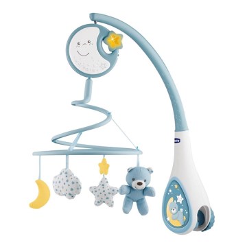 Chicco - Pinnasänky mobile melodialla 3in1 NEXT2DREAMS 3xAA sininen