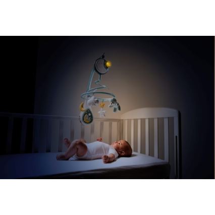Chicco - Pinnasänky mobile melodialla 3in1 NEXT2DREAMS 3xAA sininen