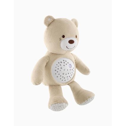 Chicco - Projektori melodialla BABY BEAR 3xAAA beige