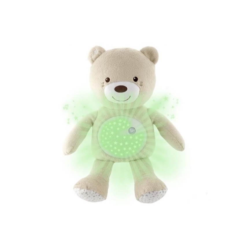 Chicco - Projektori melodialla BABY BEAR 3xAAA beige