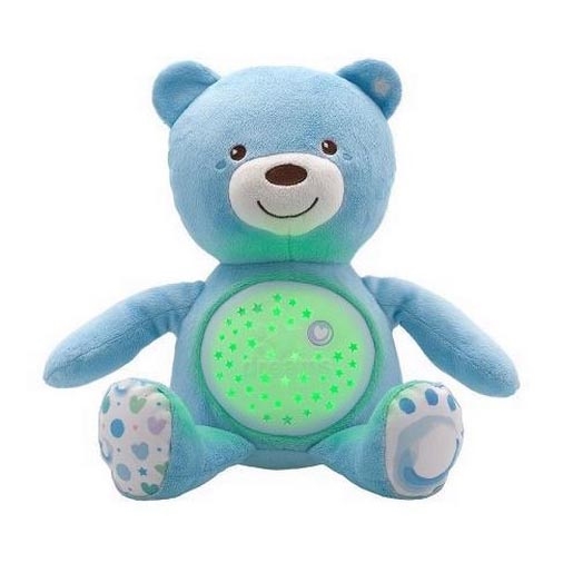 Chicco - Projektori melodialla BABY BEAR 3xAAA sininen