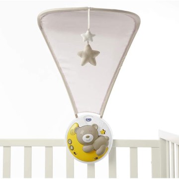 Chicco - Seimiprojektori melodialla 3in1 NEXT2MOON harmaa