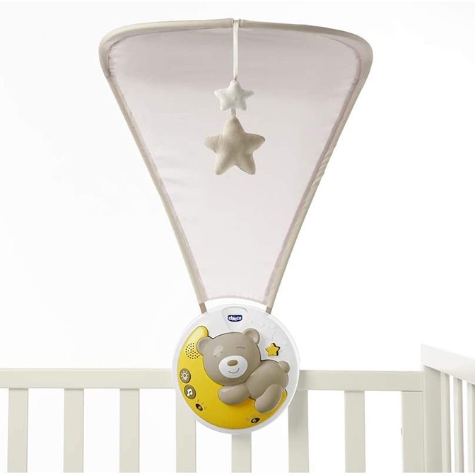 Chicco - Seimiprojektori melodialla 3in1 NEXT2MOON harmaa
