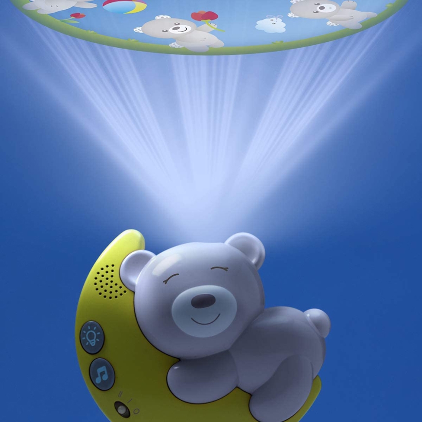 Chicco - Seimiprojektori melodialla 3in1 NEXT2MOON harmaa