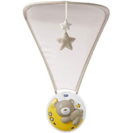 Chicco - Seimiprojektori melodialla 3in1 NEXT2MOON harmaa