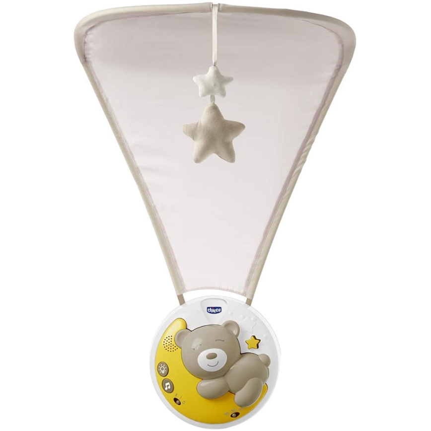 Chicco - Seimiprojektori melodialla 3in1 NEXT2MOON harmaa