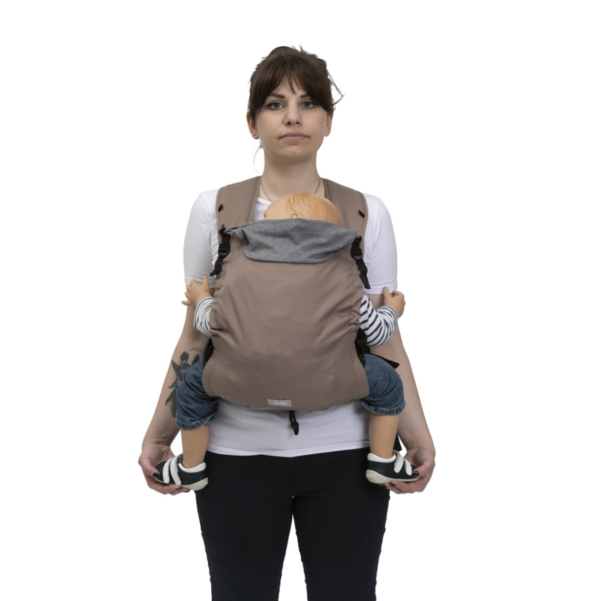 Chicco - Vauvan kantoreppu SKIN FIT ruskea
