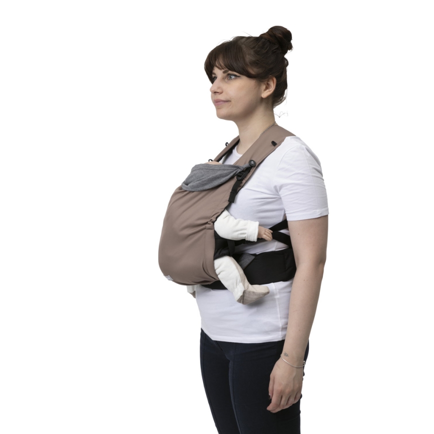 Chicco - Vauvan kantoreppu SKIN FIT ruskea