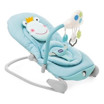 Chicco - Vauvan värisevä lepotuoli melodialla BALLOON Froggy sininen