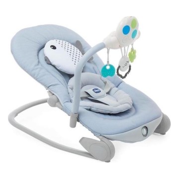Chicco - Vauvan värisevä tuoli melodian kanssa BALLOON Dots sininen