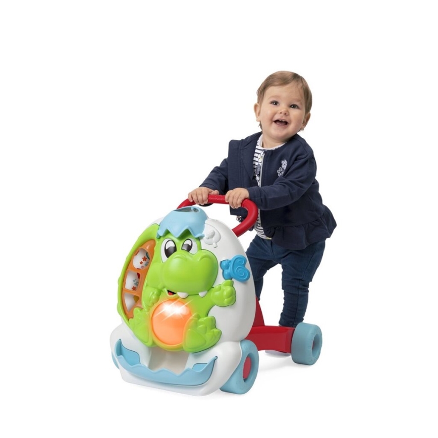 Chicco - Vauvankävelyteline aktiviteeteilla ja sound 2in1 DINO