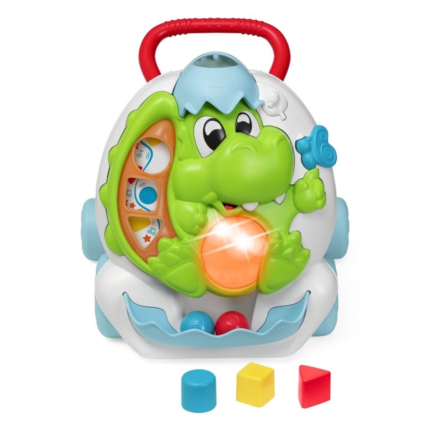Chicco - Vauvankävelyteline aktiviteeteilla ja sound 2in1 DINO