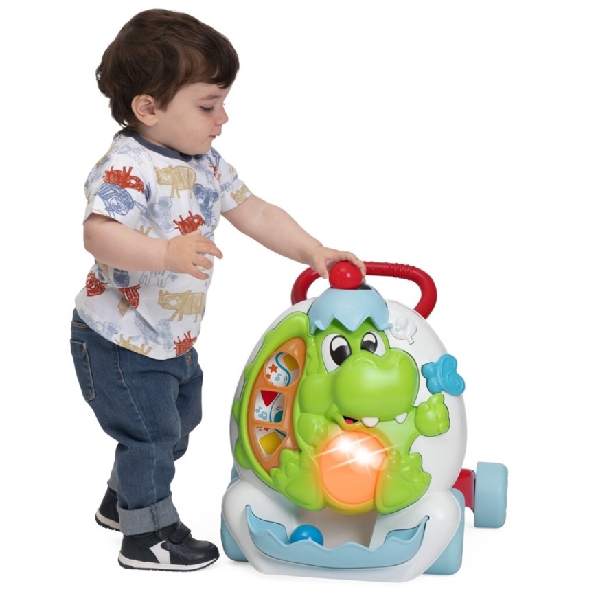 Chicco - Vauvankävelyteline aktiviteeteilla ja sound 2in1 DINO