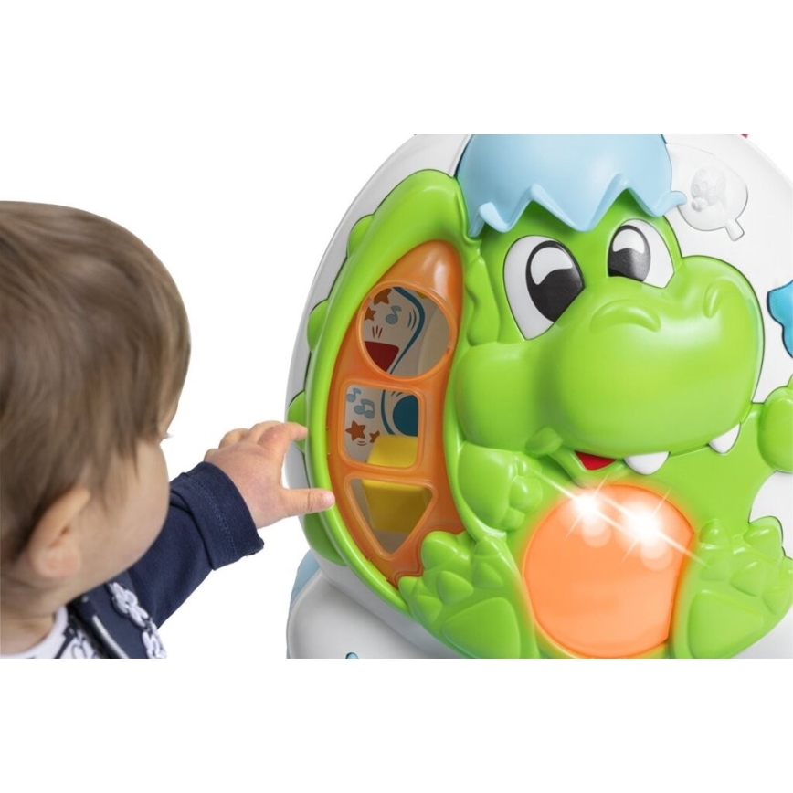 Chicco - Vauvankävelyteline aktiviteeteilla ja sound 2in1 DINO