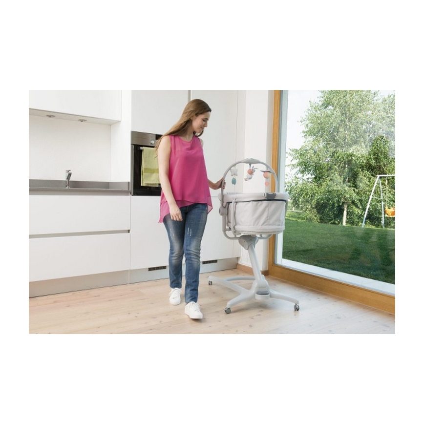 Chicco - Vauvansänky 4in1 BABY HUG valkoinen