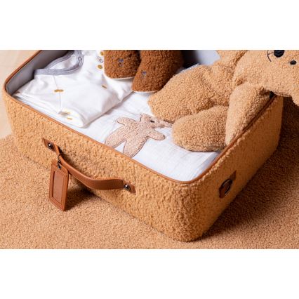 Childhome - Lasten matkalaukku TEDDY ruskea