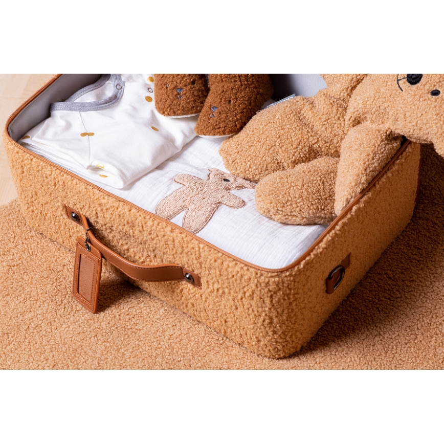 Childhome - Lasten matkalaukku TEDDY ruskea