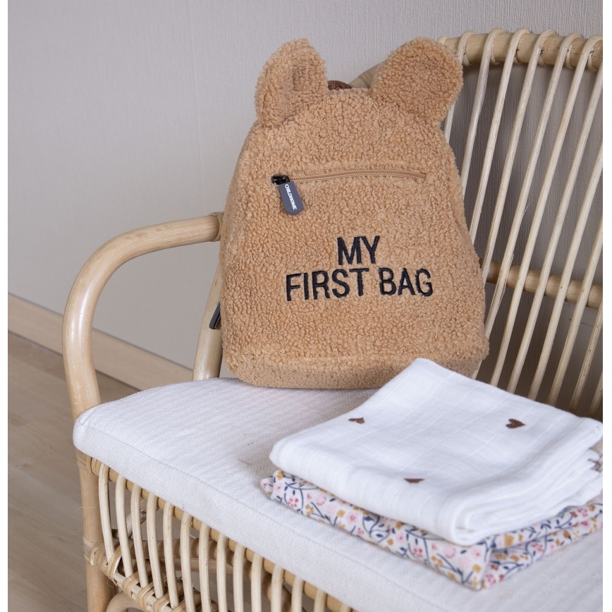 Childhome - Lasten reppu MY FIRST BAG ruskea