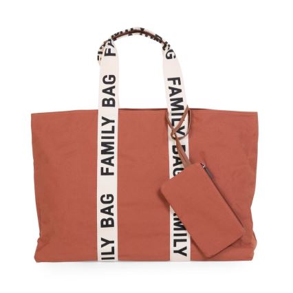 Childhome - Matkakassi FAMILY BAG CANVAS oranssi