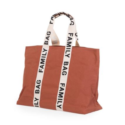 Childhome - Matkakassi FAMILY BAG CANVAS oranssi