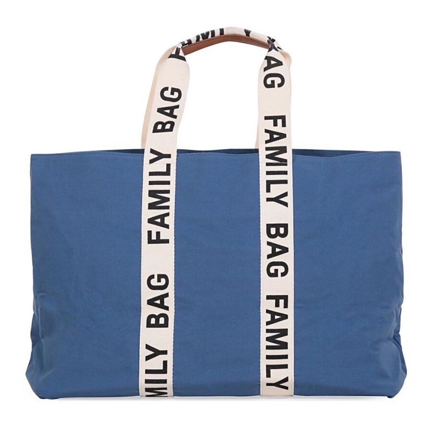 Childhome - Matkakassi FAMILY BAG CANVAS sininen