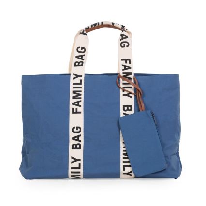 Childhome - Matkakassi FAMILY BAG CANVAS sininen