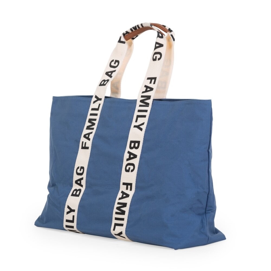 Childhome - Matkakassi FAMILY BAG CANVAS sininen