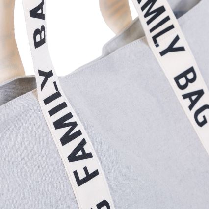 Childhome - Matkakassi FAMILY BAG CANVAS valkoinen