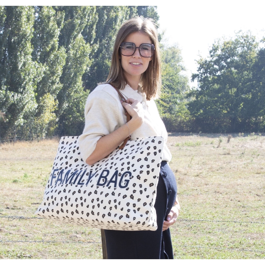 Childhome - Matkakassi FAMILY BAG leopardi