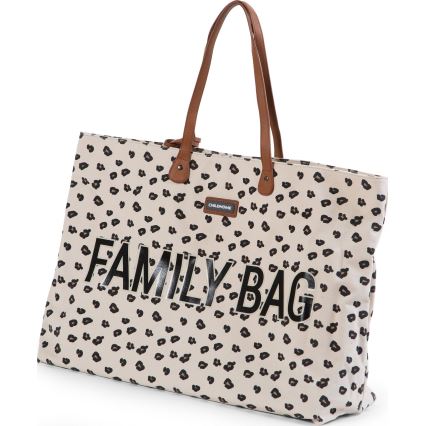 Childhome - Matkakassi FAMILY BAG leopardi