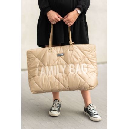 Childhome - Matkakassi FAMILY BAG PUFFERED kerma