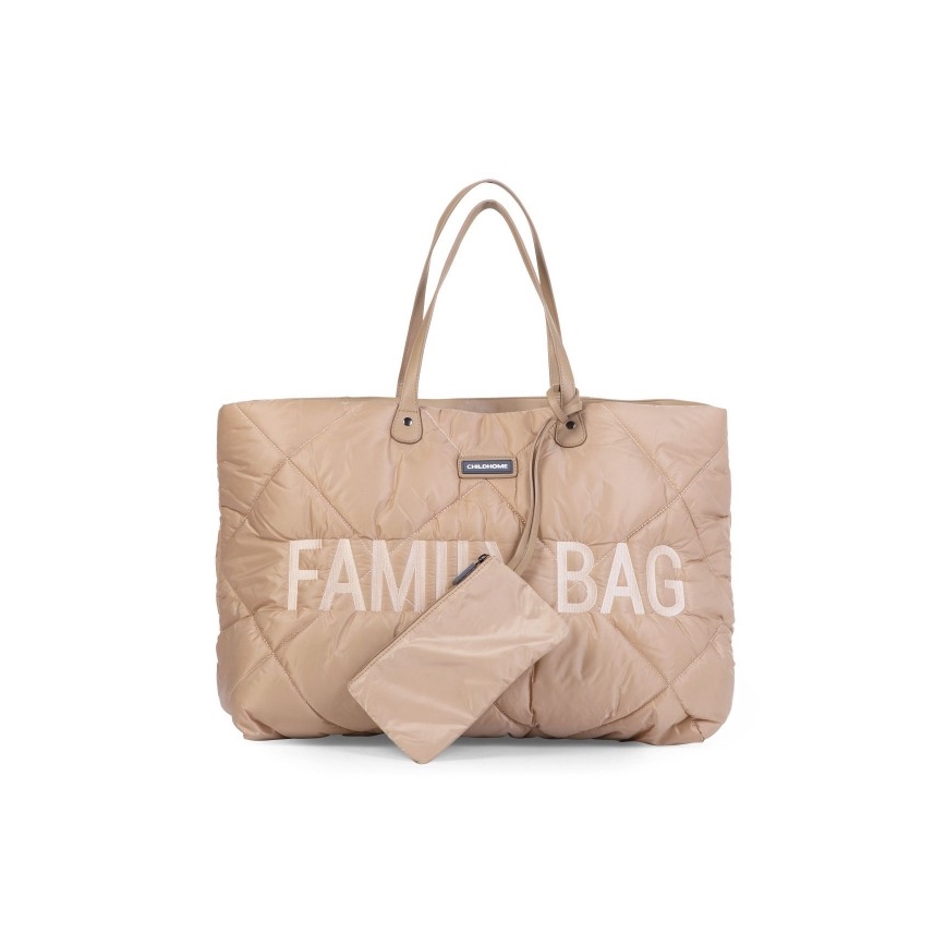 Childhome - Matkakassi FAMILY BAG PUFFERED kerma