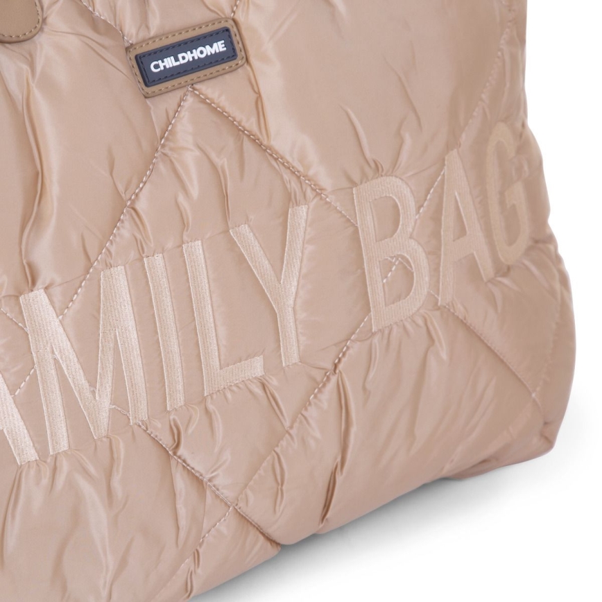 Childhome - Matkakassi FAMILY BAG PUFFERED kerma