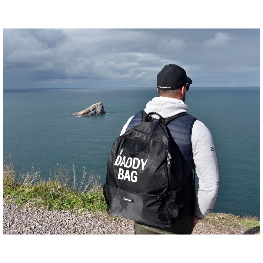 Childhome - Reppu vaihtotarvikkeille DADDY BAG musta