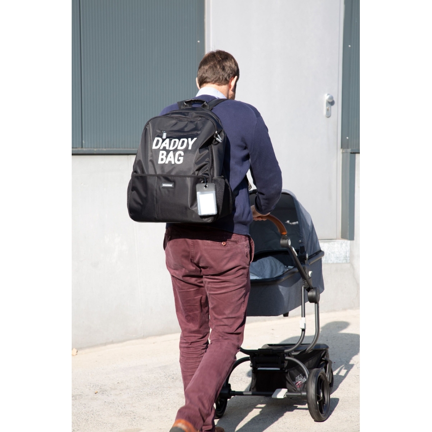 Childhome - Reppu vaihtotarvikkeille DADDY BAG musta