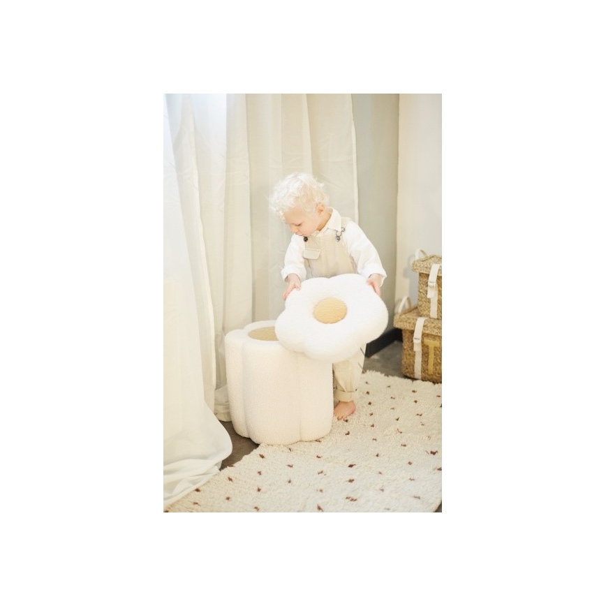 Childhome - Tabouret KUKKA halkaisija 35 cm kerma