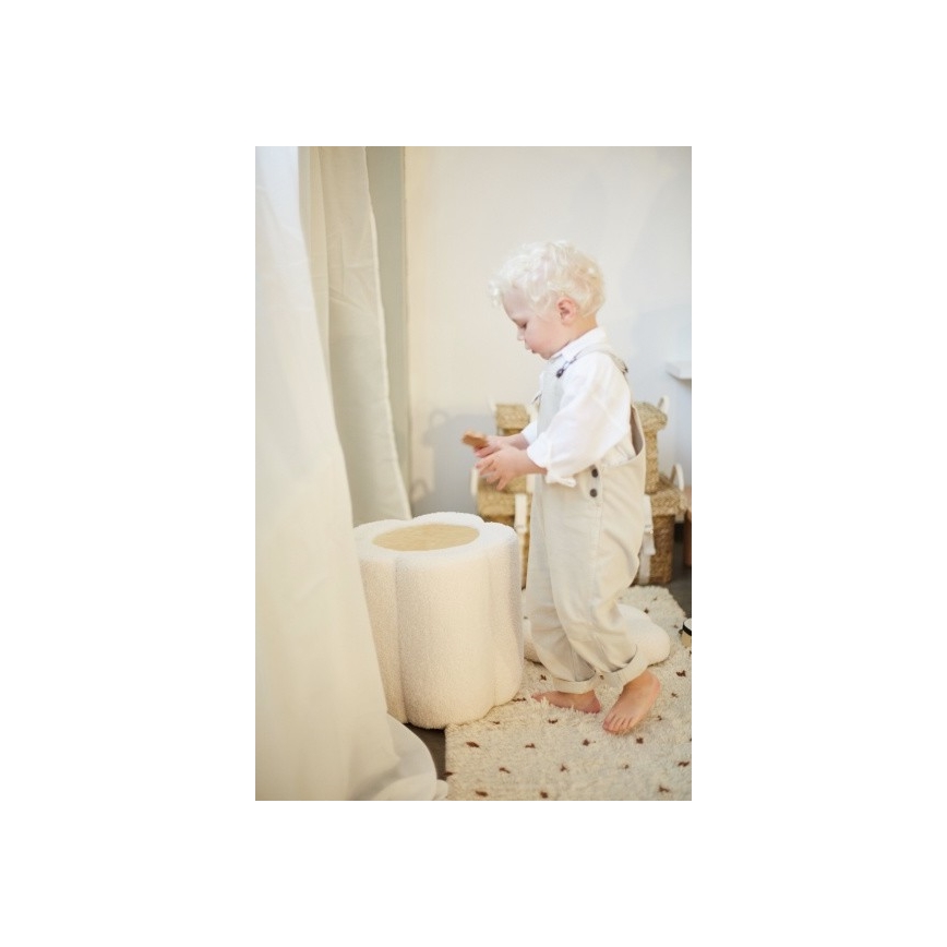 Childhome - Tabouret KUKKA halkaisija 35 cm kerma