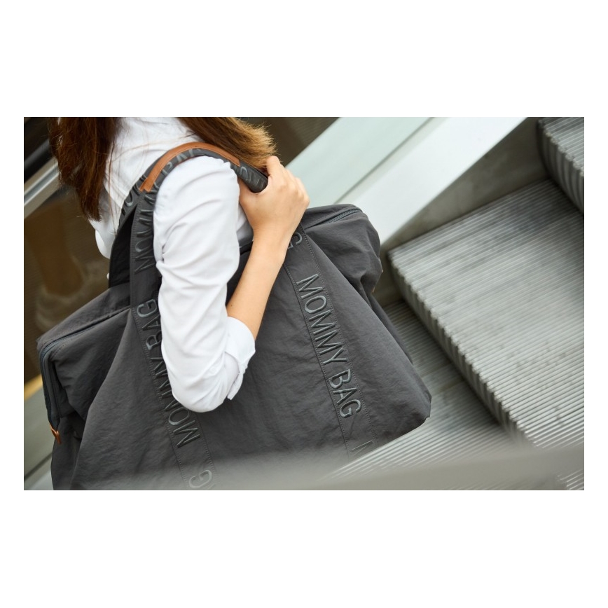 Childhome - Vaihtolaukku MOMMY BAG harmaa