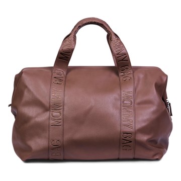 Childhome - Vaihtolaukku MOMMY BAG LEATHER ruskea
