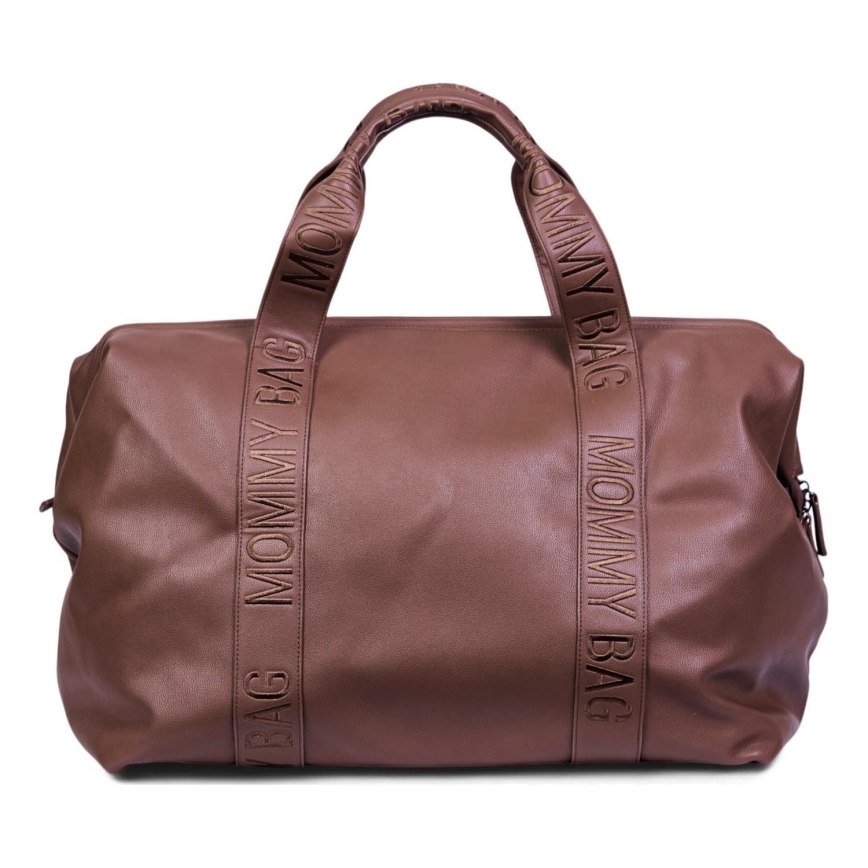Childhome - Vaihtolaukku MOMMY BAG LEATHER ruskea