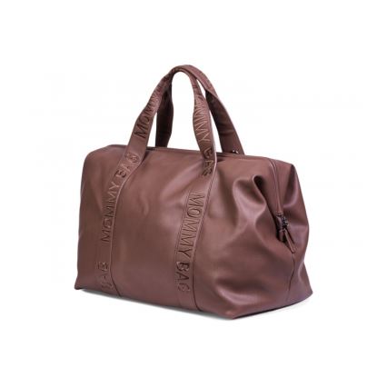 Childhome - Vaihtolaukku MOMMY BAG LEATHER ruskea